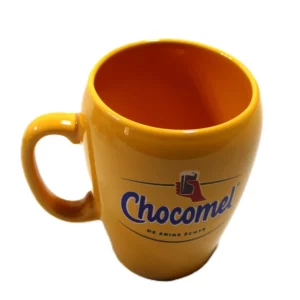 Zeg 't lekker met Chocomel mok -dubbelzijdig opdruk 270 ml, geel