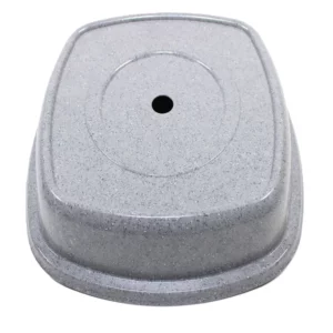 Cambro 1111SMVS-191—bordendeksel vierkant graniet grijs 12 stuks