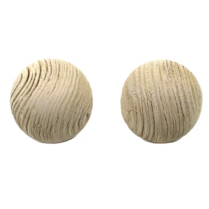 Intensions gordijnroede eindknop sphere-2 st. Ø28 mm vintage, fsc hout—marge
