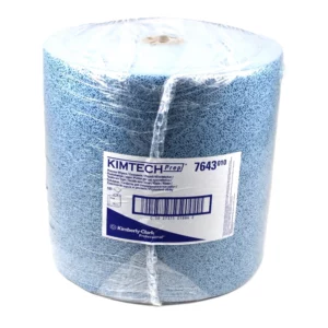 Kimtech 7643 poetsdoeken op rol-500 vellen 38x34 cm, blauw—marge