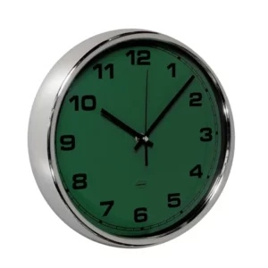 Cabanaz wandklok retro–Ø30 cm, pine green