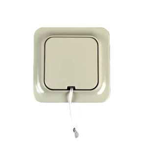 Merten Atelier inbouw trekschakelaar met afdekrand, creme — marge